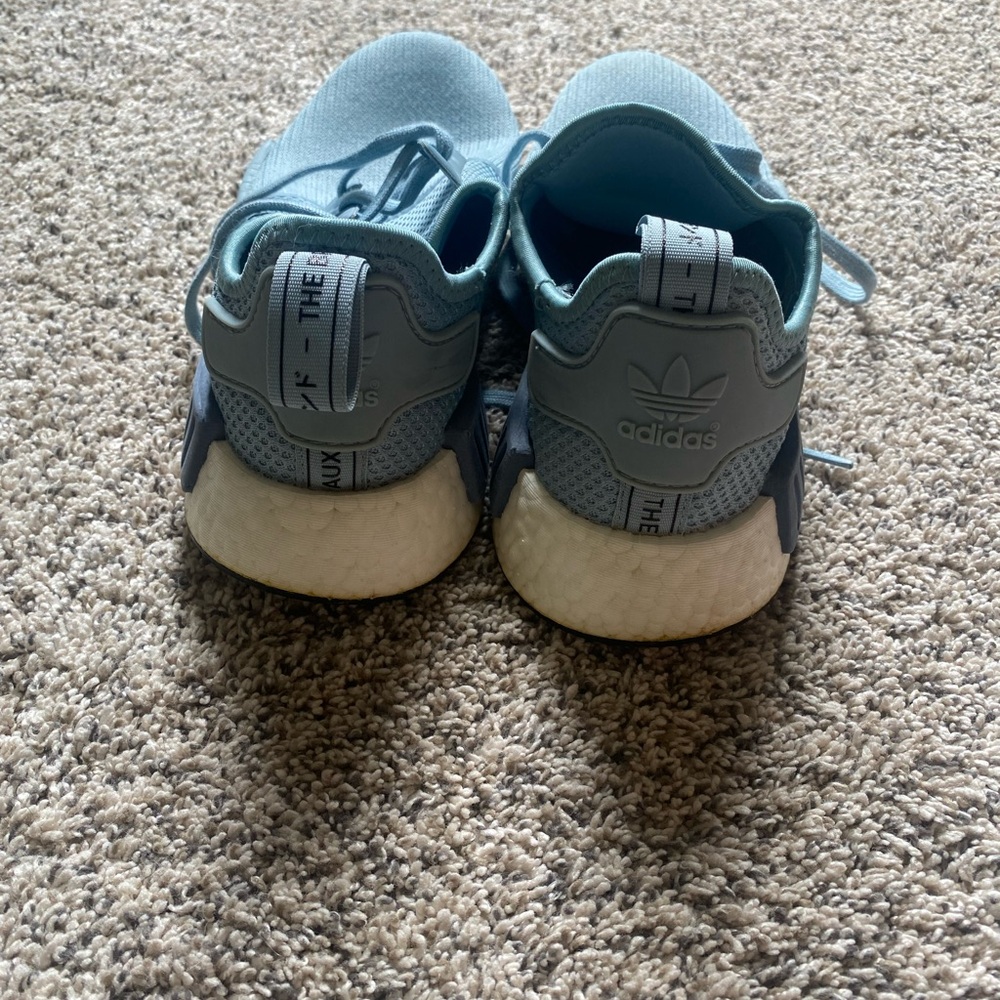 adidas NMD R1 Light Blue Athletic Shoes - Picture 3 of 4